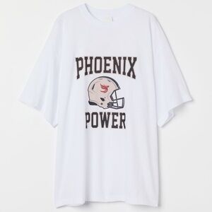 NWT oversized H&M graphic tee